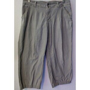 Columbia Womens Pants Capris Size 12 (34x24) Tan (689)